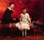 John Singer Sargent Portrait of edouard and Marie-Louise Pailleron, edouard Pailleron children oil on canvas